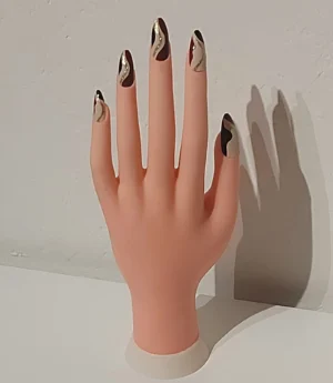 3-1 Mrs-Blackrose #3 Press On Nails – Elegant Reusable Nail Set