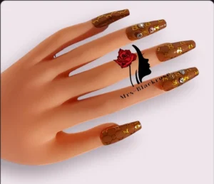 Mrs-Blackrose HM002 Press On Nails
