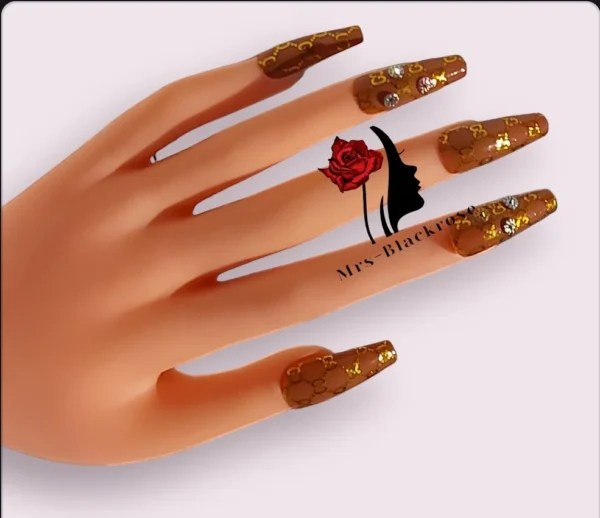 Mrs-Blackrose HM002 Press On Nails