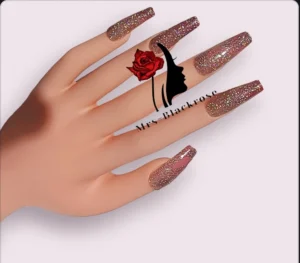 Mrs-Blackrose HM004 Press On Nails