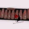 Mrs-Blackrose HM004 Press On Nails – Elegant & Reusable
