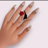 Mrs-Blackrose HM005 Press On Nails – Elegant & Reusable