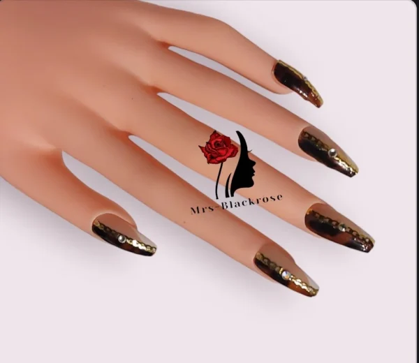 Mrs-Blackrose HM006 Press On Nails