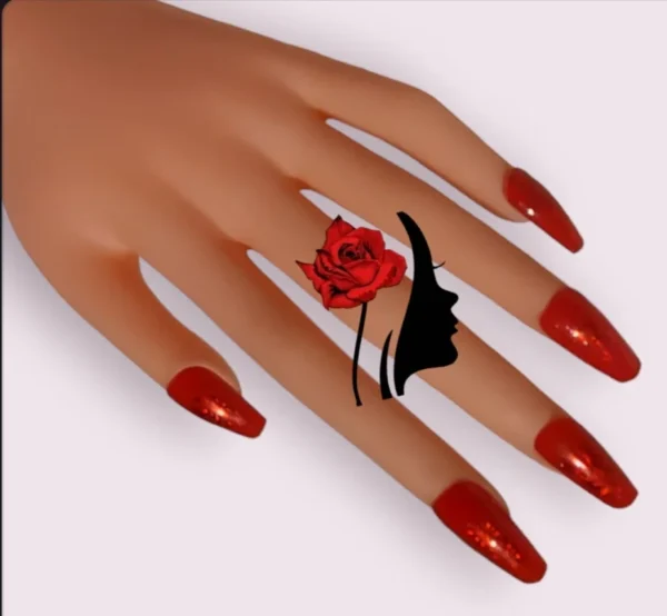 Mrs-Blackrose HM007 Press On Nails