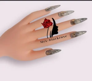 Mrs-Blackrose HM008 Press On Nails – Elegant & Reusable