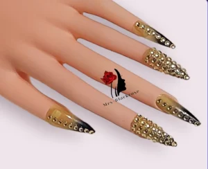Mrs-Blackrose HM010 Press On Nails – Elegant Reusable Nail Set