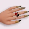 Mrs-Blackrose HM010 Press On Nails – Elegant Reusable Nail Set