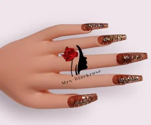 Mrs-Blackrose HM013 Press On Nails
