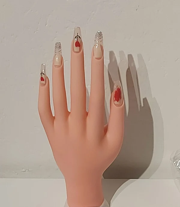 10 Mrs-Blackrose #10 Press On Nails – Elegant Reusable Nail Set