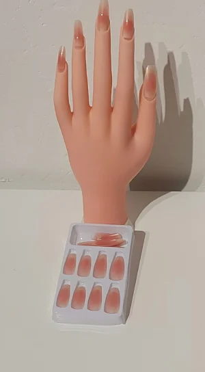 Mrs-Blackrose #8 Press On Nails – Elegant Reusable Nail Set