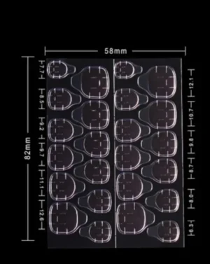 Type NGL Nail Adhesive Stickers - No Glue, No Mess