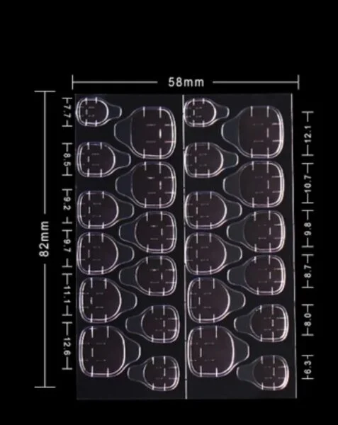 Type NGL Nail Adhesive Stickers - No Glue, No Mess